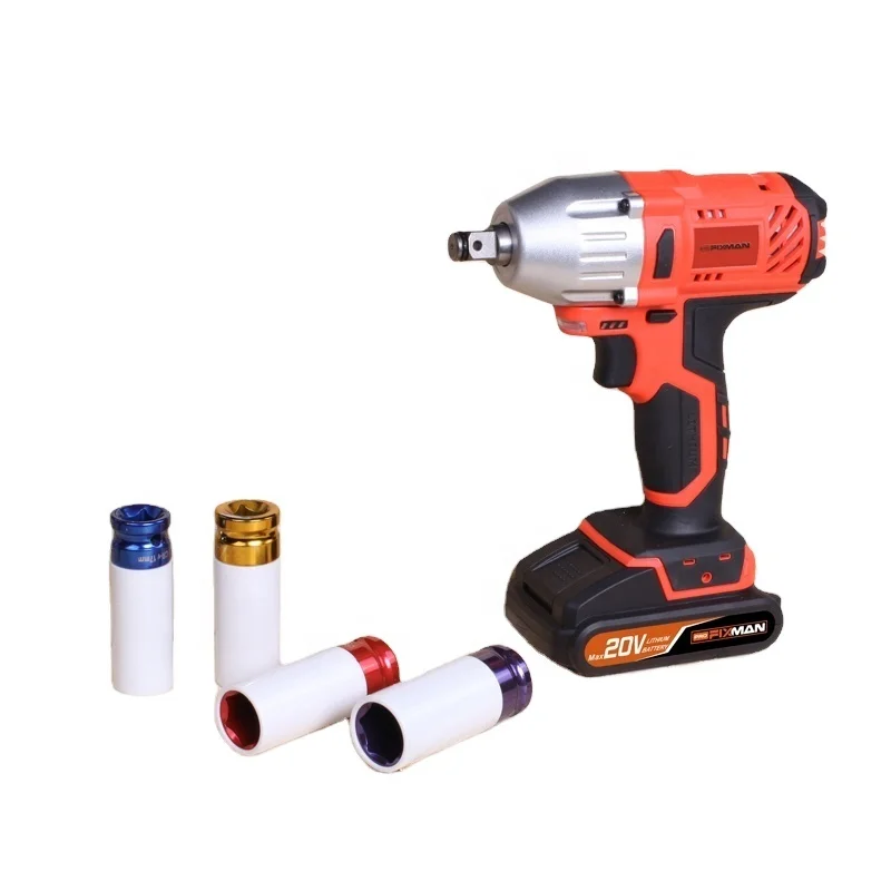 FIXMAN Wholesale 300N.m Max Cordless High Torque Battery Power Tools Impact Wrench