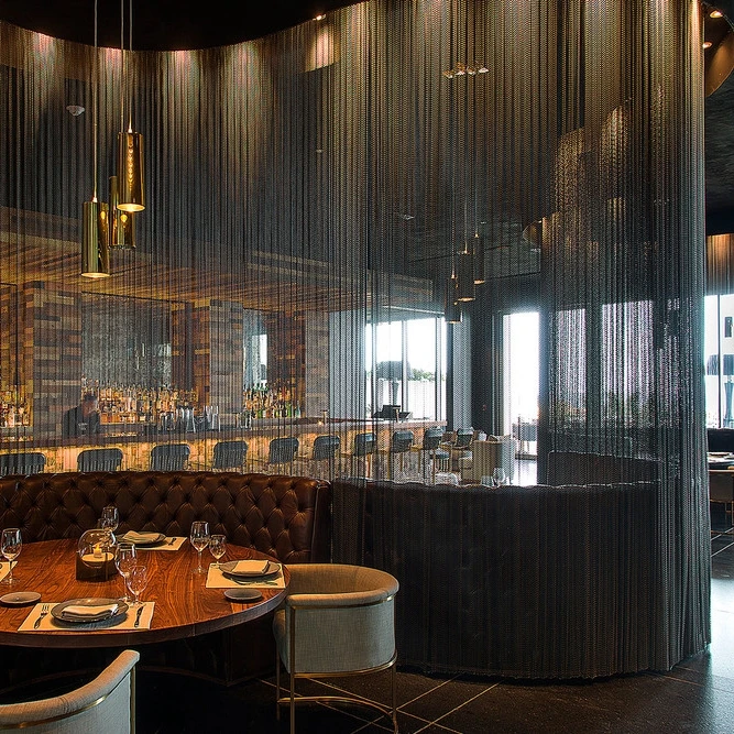 wholesale metal aluminum decorative mesh for interior divider