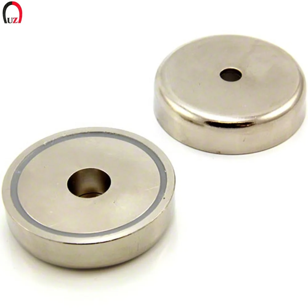 Hollow Pot NdFeB Ferrite AlNiCo SmCo Custom Mounting Magnets holding magnet