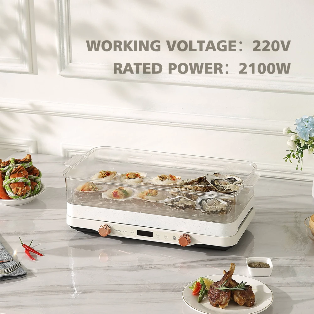 220-240V 2200W Touch Screen Induction Cooker Home Commercial Soup Stir-Fry Multi-Functional Induction Cooker Stove RJKP-2110