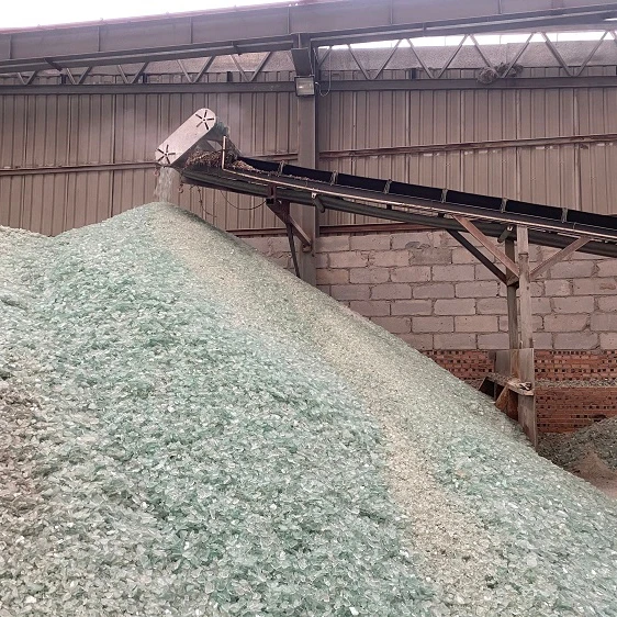 Wholesale Float White Transparent Broken Glass Cullets