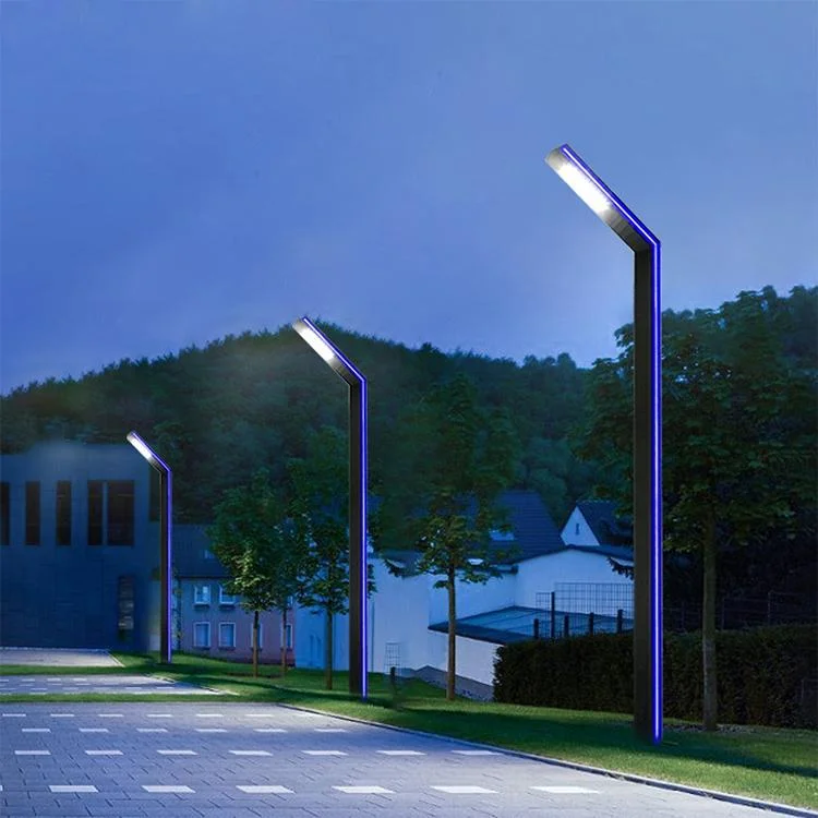 Outdoor modern nordic vintage 2.5m 3m 4m 5m decorative aluminum street garden led lamp post lights