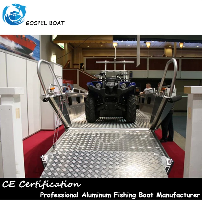 7.8m welded aluminum Cargo transportation work boat Strong power landing craft