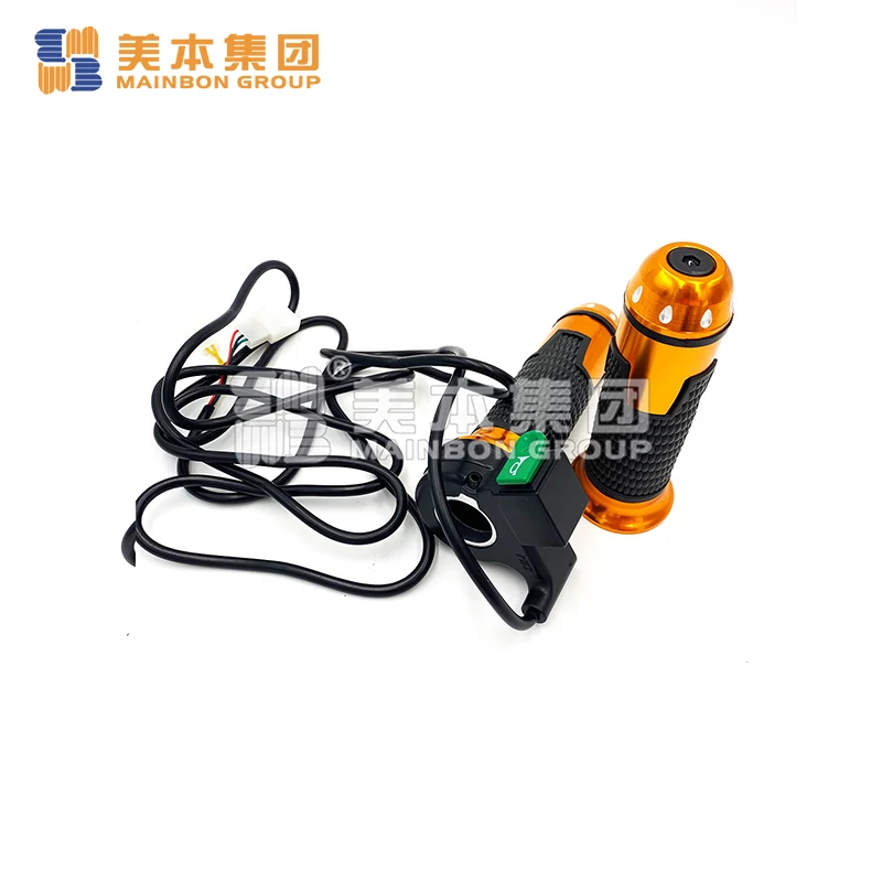 Electric tricycle and auto rickshaw spare parts Electric Tricycle Trike Parts Aluminum Handle With Switch