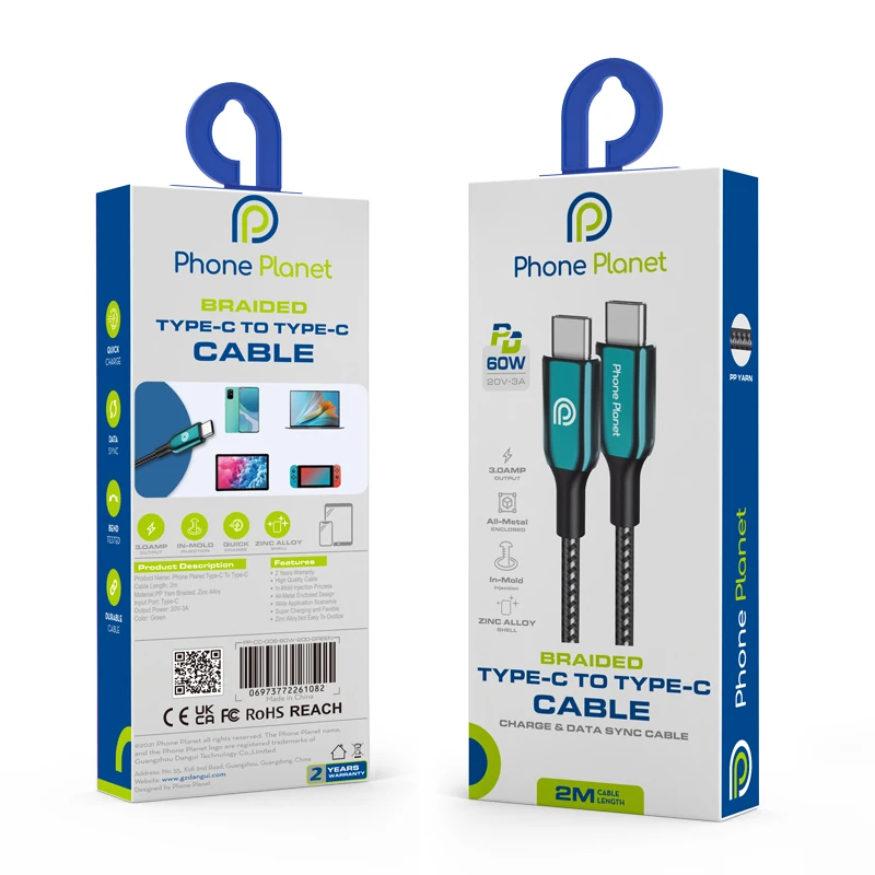 Кабель usb type-c для быстрой зарядки iphone, 60 Вт, 100 Вт