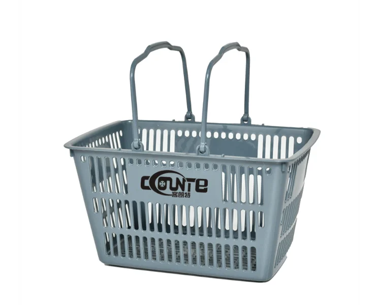 Multi-functional cheap single handle supermarket shopping trolley basket