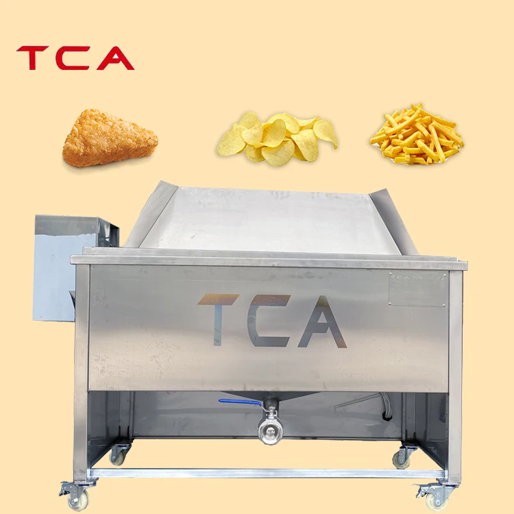 industrial batch frying machine french fries  banana chips frying machine batch fryer machinery