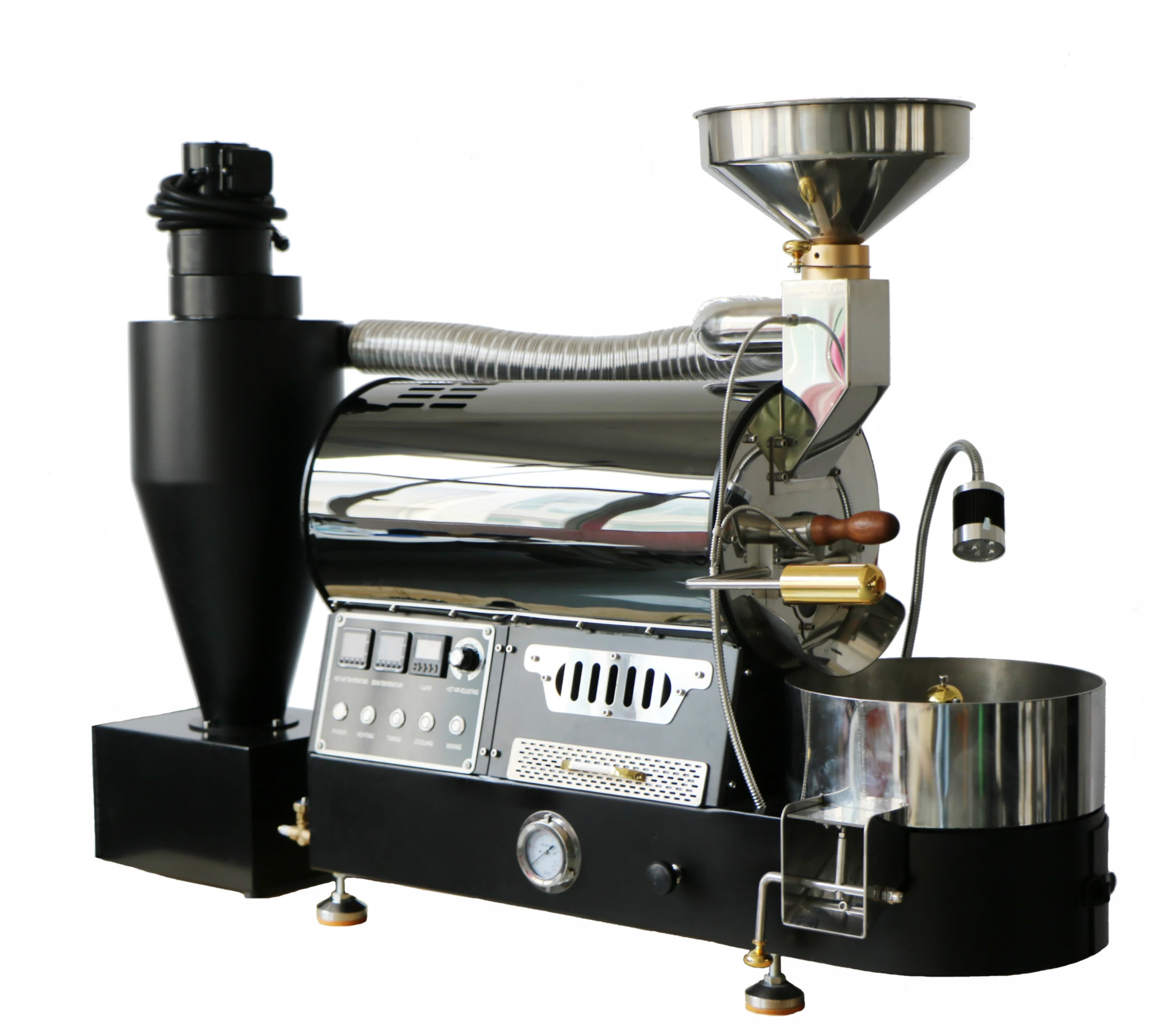 Новейший газовый Электрический ростер кофейных зерен небольшой емкости 1 кг для домашнего использования на продажу