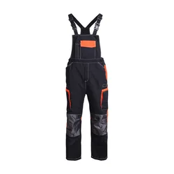 JL243 Auto repair spray paint coveralls overalls multi-pocket bib suspenders