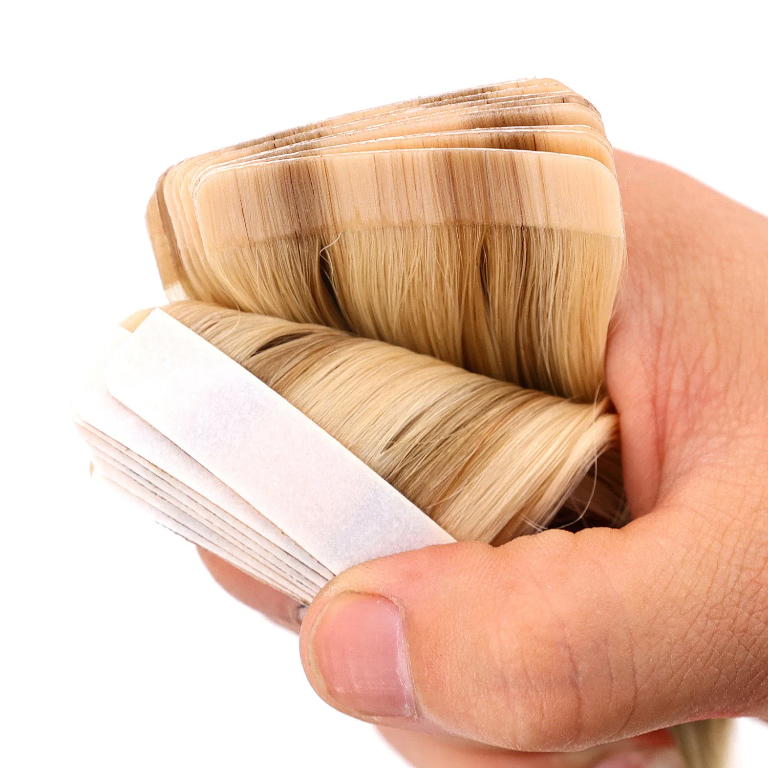Wholesale Factory Double Drawn Full Cuticle Aligned Raw Virgin Russian Mix Color Natural Tape in Extensions Human Hair