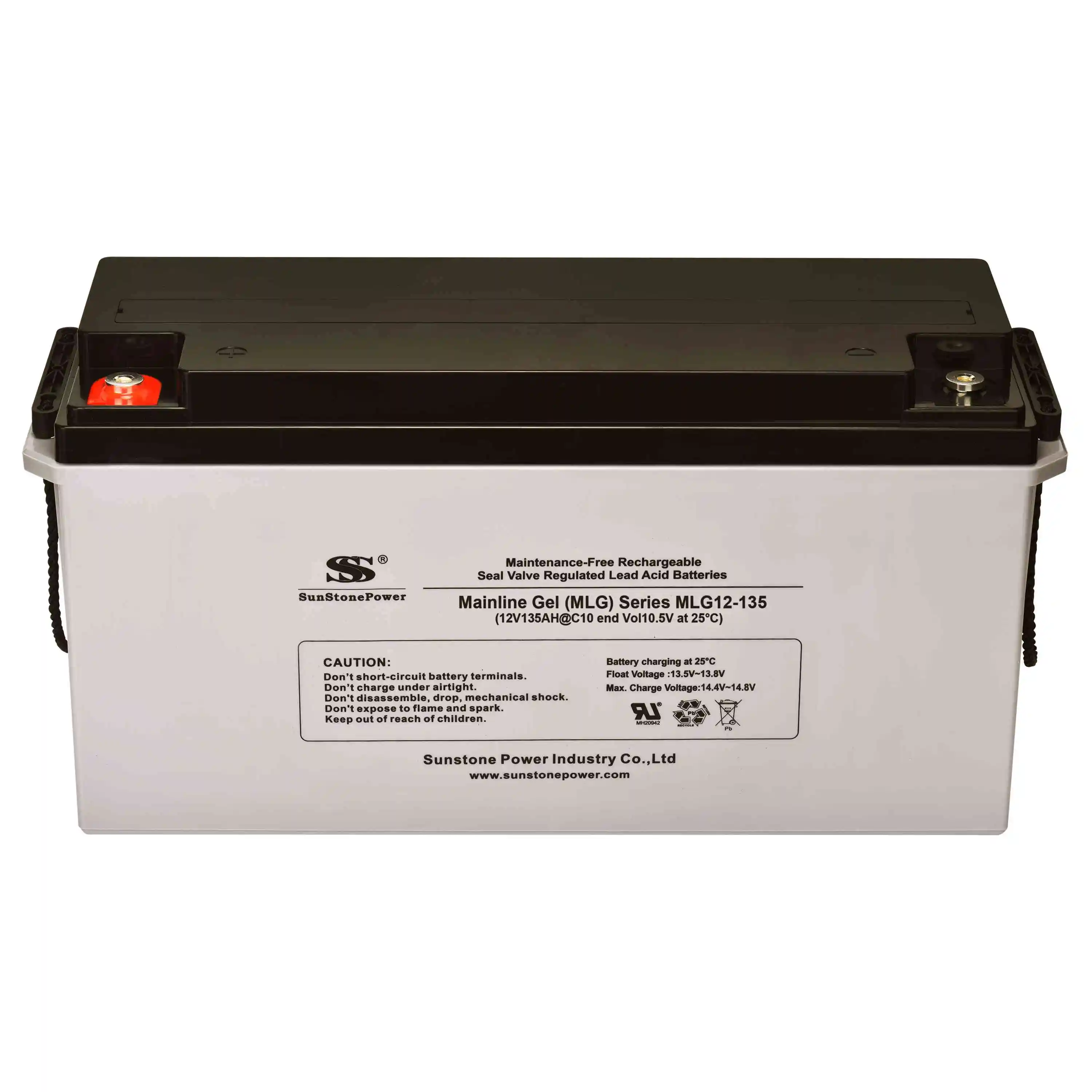 12V 135 amp deep cycle battery inverter for solar panel system
