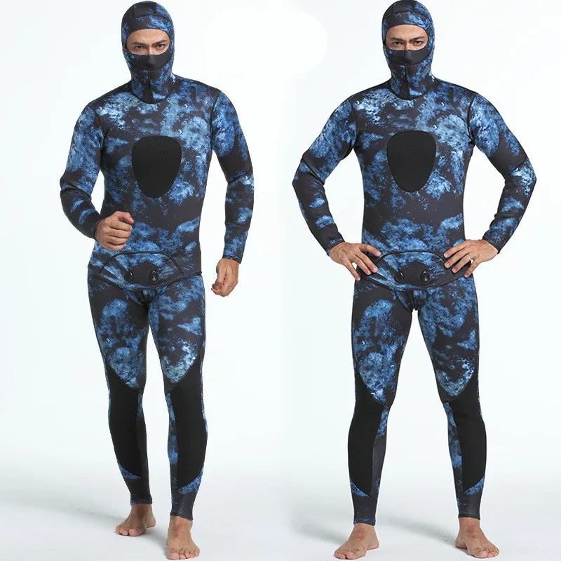 Wholesale Diving Suit Men 5mm Full Surfing Wetsuit Hoodie Snorkeling Jumpsuit
