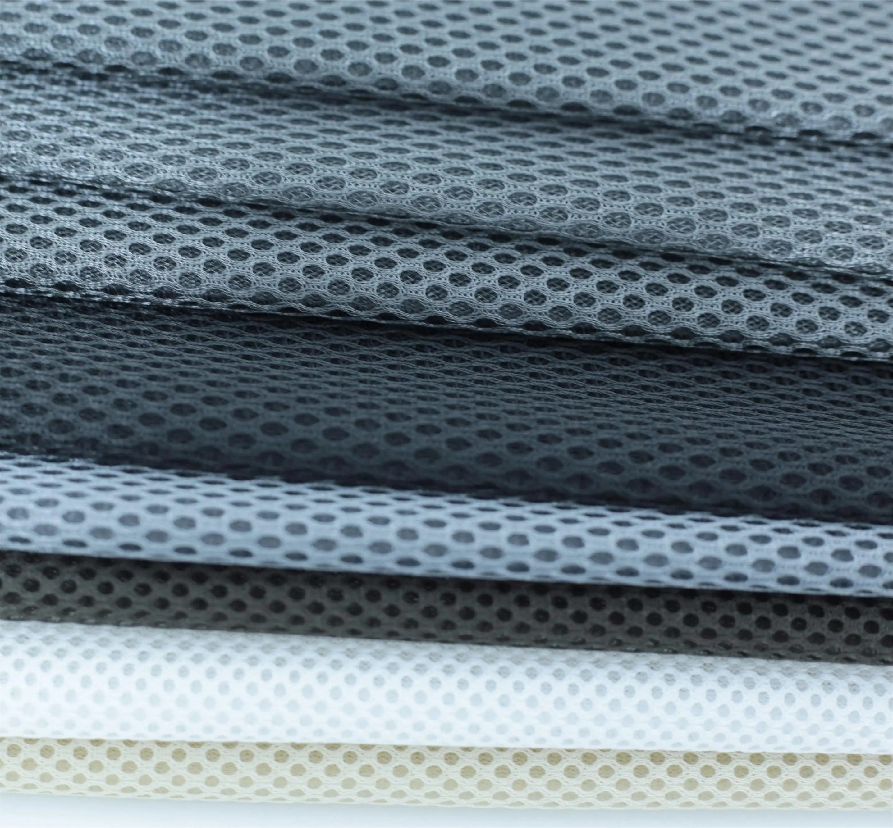 Air Mesh 3d Black Sandwich Mesh Fabric Eco-friendly Polyester 3d Air Mesh Fabric For Shoe Cheap