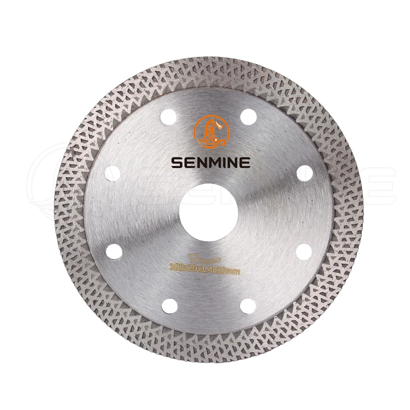 Quarry hand held granite cutting turbo diamond saw blade for a marble cutter