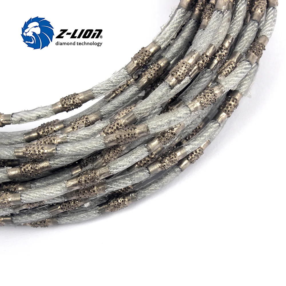 Mini thin vacuum brazed diamond wire saw for cutting jade marble