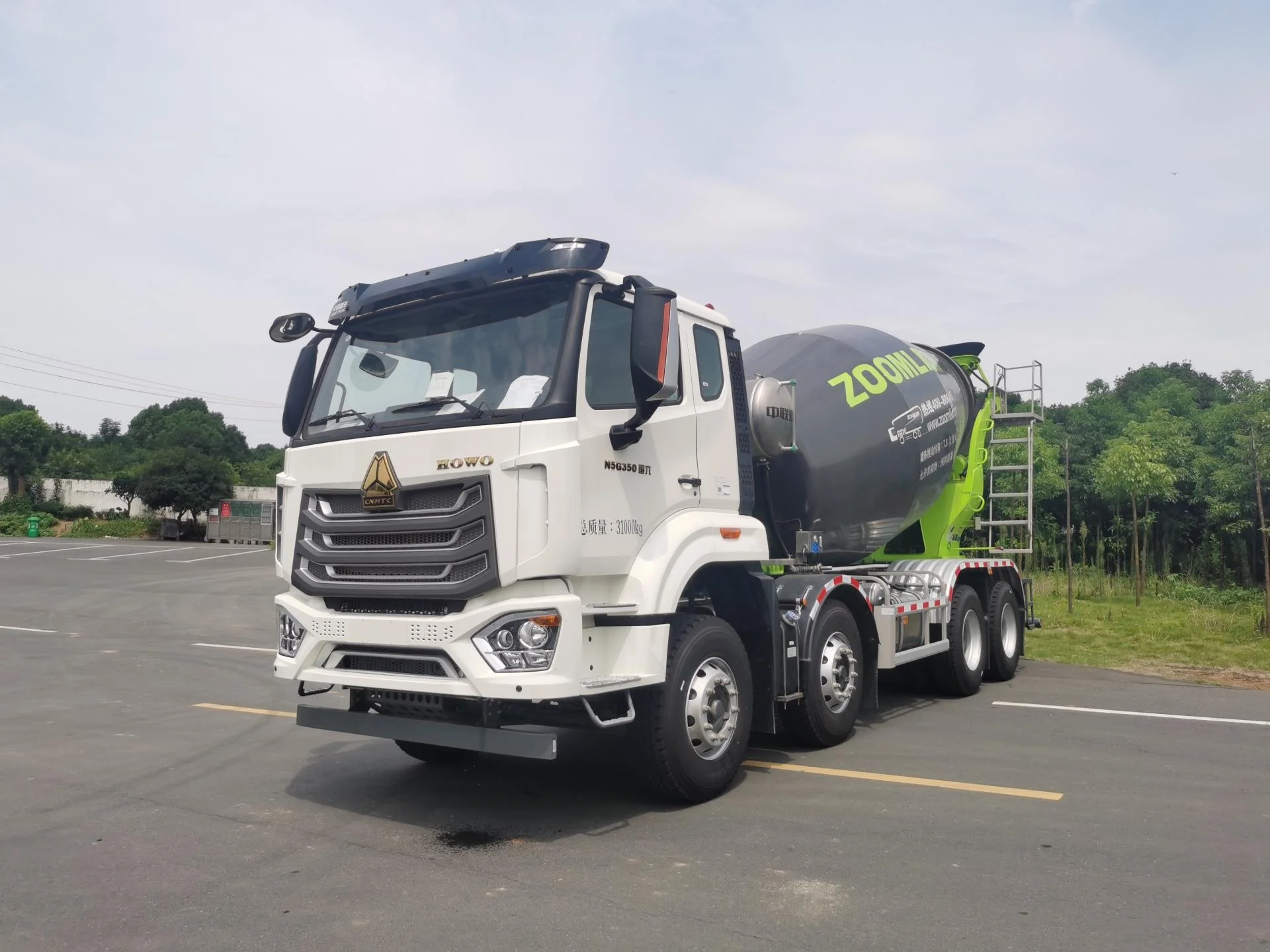 Zoomlion10F Four-Axle Concrete Mixer Truck 10F Productivity High-Accuracy Pump Concrete mixer truck