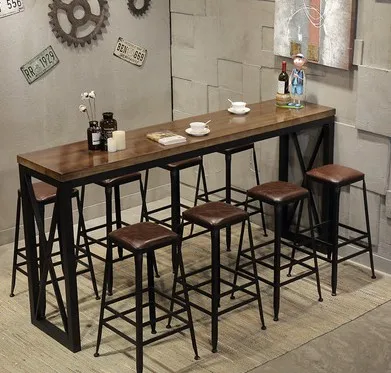 Modern fashion bar table chairs cpmbination cafe table chairs for sale