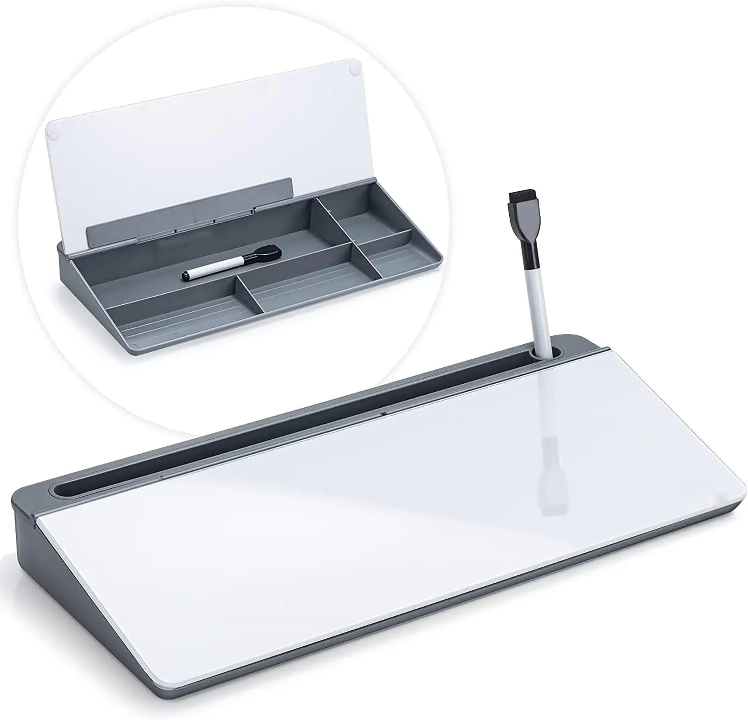 Amazon Hot Sell Dry erase desktop computer pad storage whiteboard Notepad Set