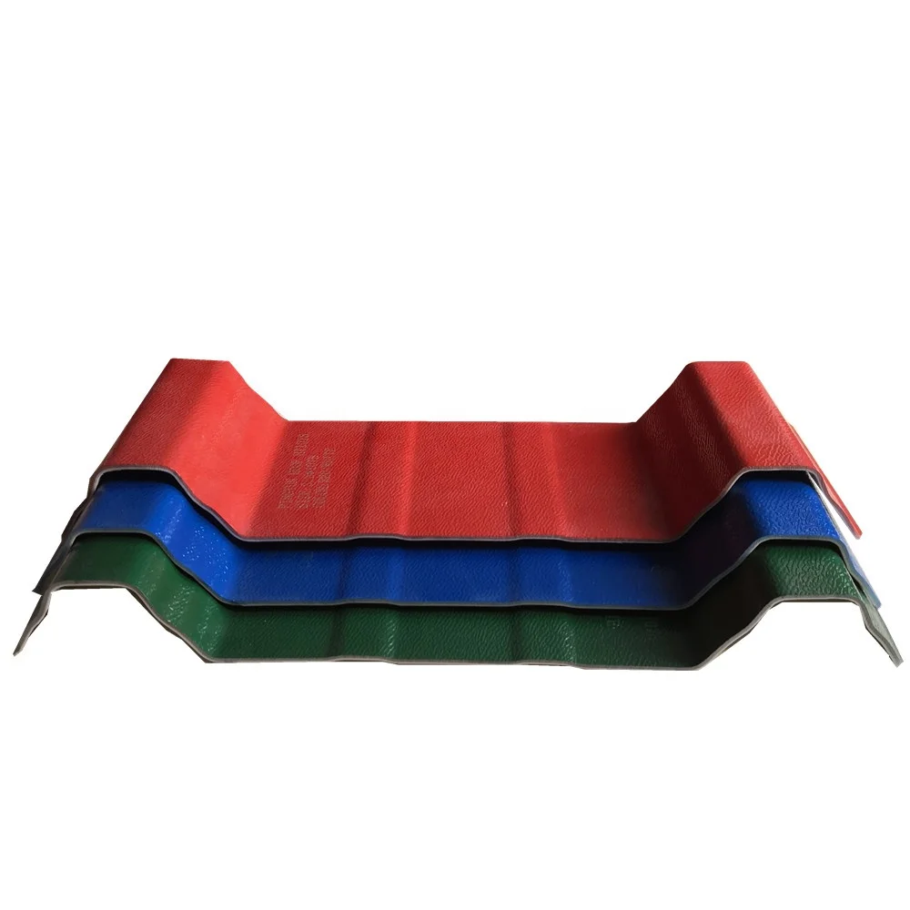 3 Layers Eco Friendly Materials UPVC Roof Tile for Wall Cladding