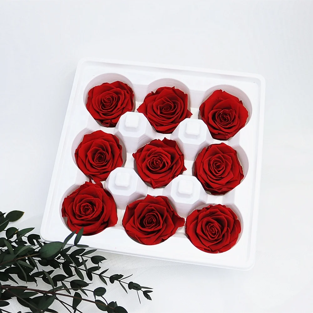 Wholesale price preserved roses china wholesale eternal rose preserved flower gift eternal 9-10cm preserved roses for flower b