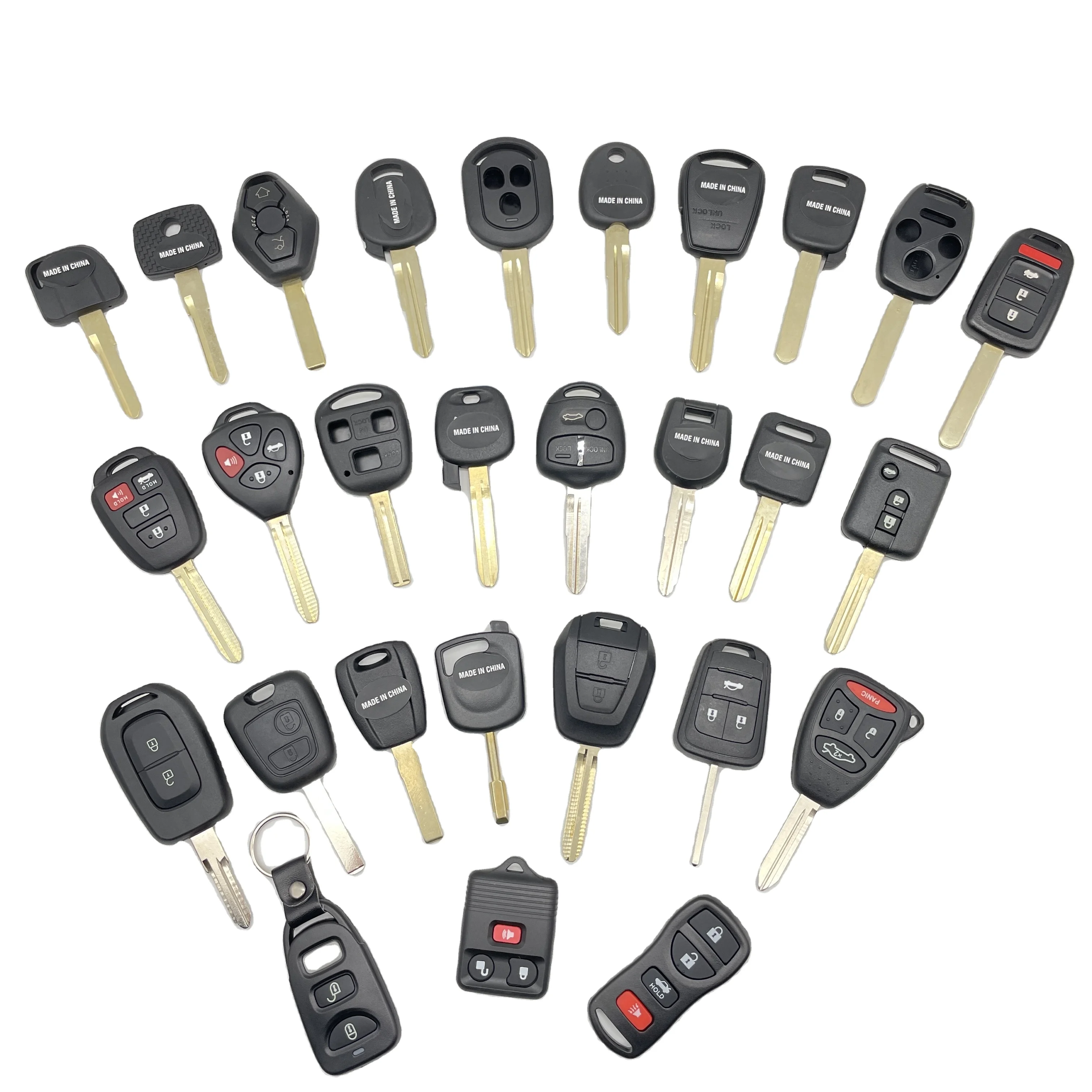 Flip Transponder Smart Car Auto Key FOB Blank Carkey Autokey Shell Housing Case For Aftersales Market