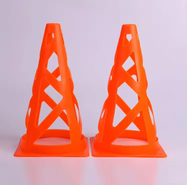 High Quality soccer training equipment Hollow design football training cone for agility training