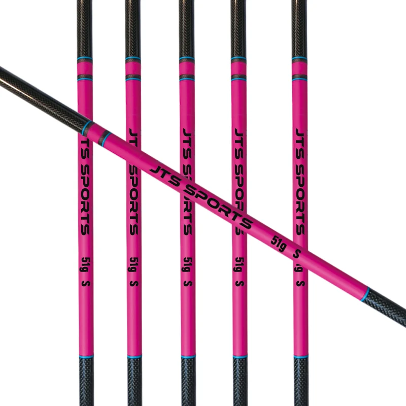 Pink Graphite Golf Shaft For Driver Wood Hybrid Iron Wedge Putter Carbon Shaft