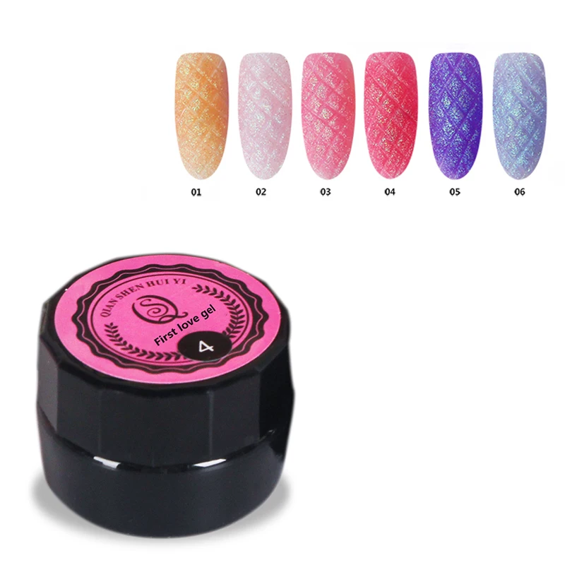 Qshy First Love Low MOQ 150 OEM Color Kit Profession Nail Salon 3D 4D Sculpting Carving UV Gel Set