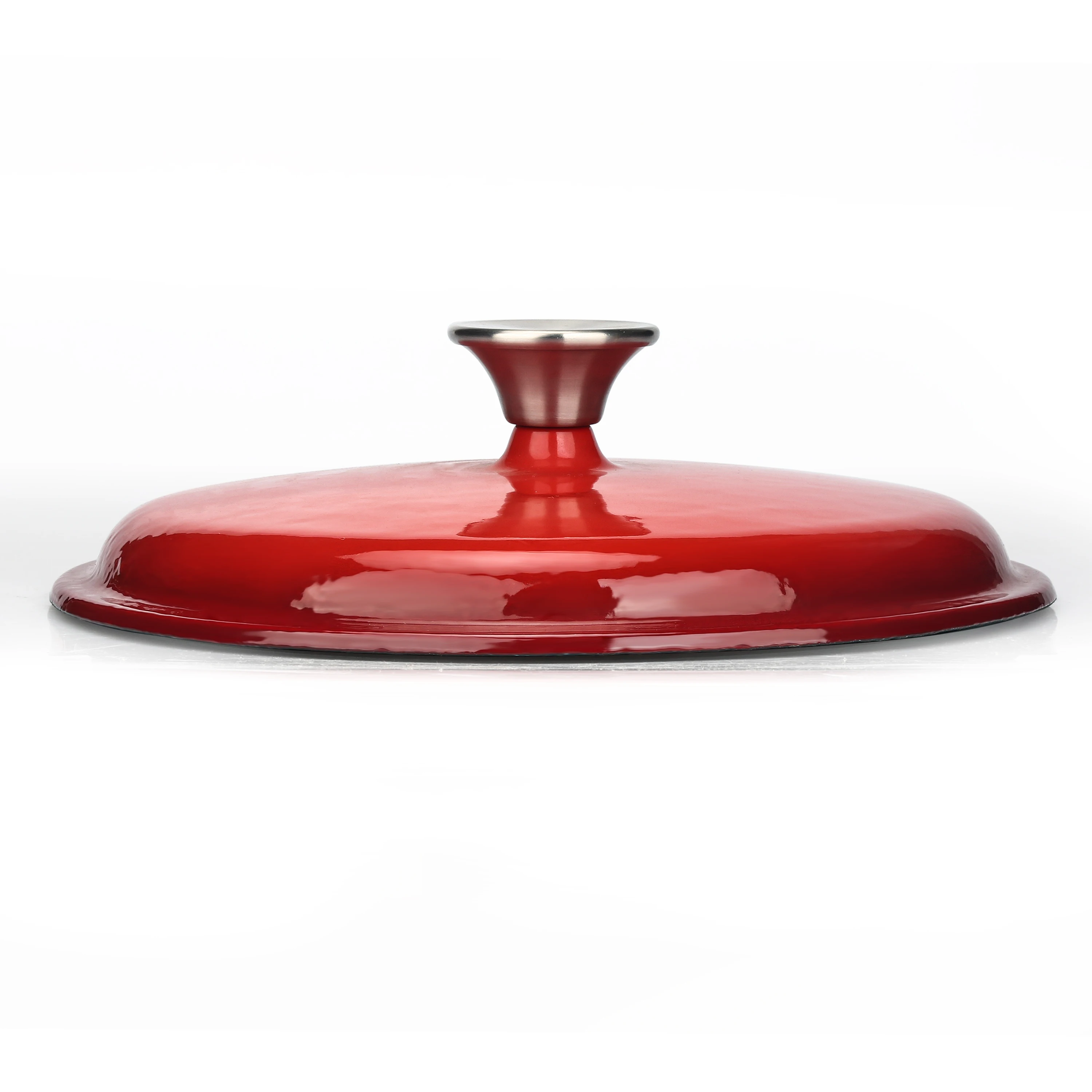 Лидер продаж, чугунная красная кастрюля для духовки хорошего качества