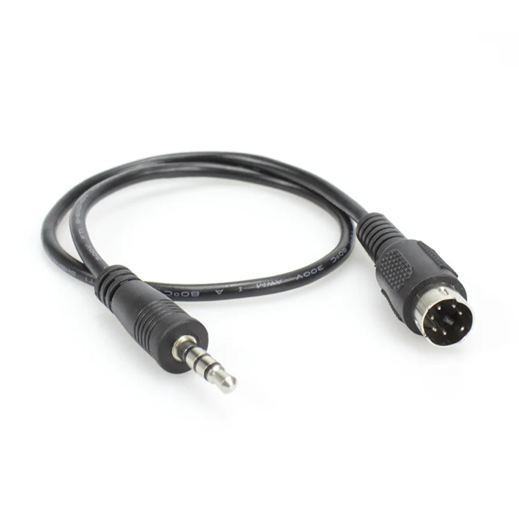 6 pin mini din to TRRS male to male cable