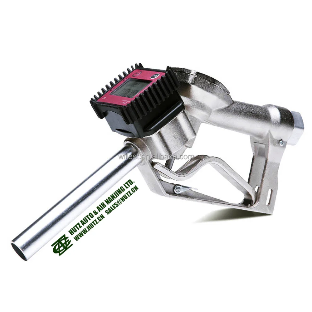 Насадка для автомобильного масляного насоса ручной с расходомером алюминиевый корпус цифровой измеритель масляный пистолет MOGD05 Форсунка впрыска дизельного топлива