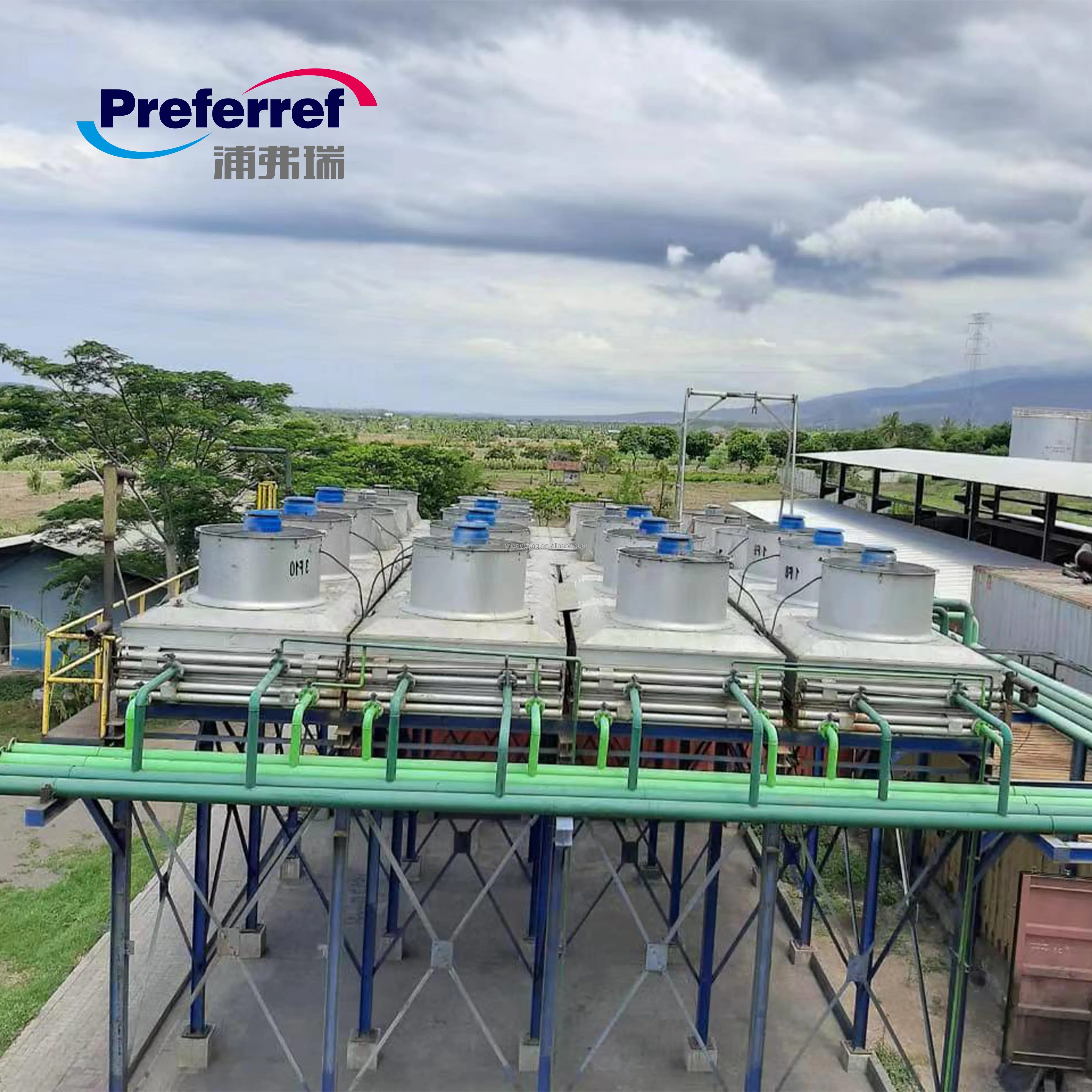 Preferref Industrial Air To Fluid Heat Exchanger 100kw Dry Cooler/cooler dry type