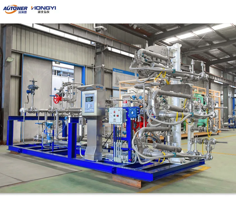 LNG low complexity and installation LPG Top and Bottom Loading Packages with loading arm flowmeter batch controller