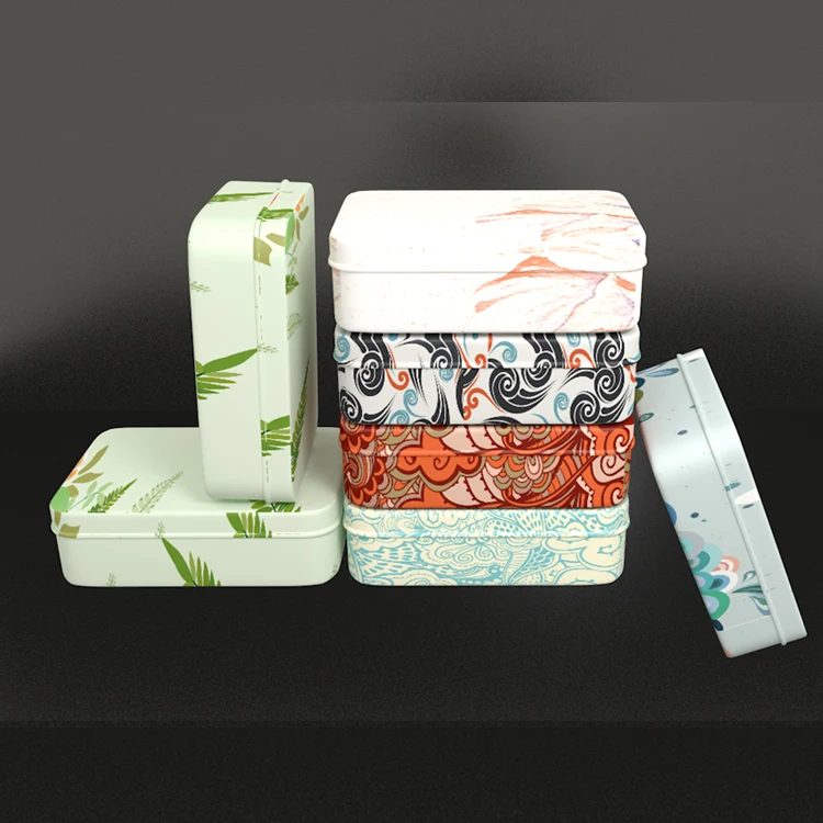  Tin Box Rectangle Chocolate Candy Packaging Metal