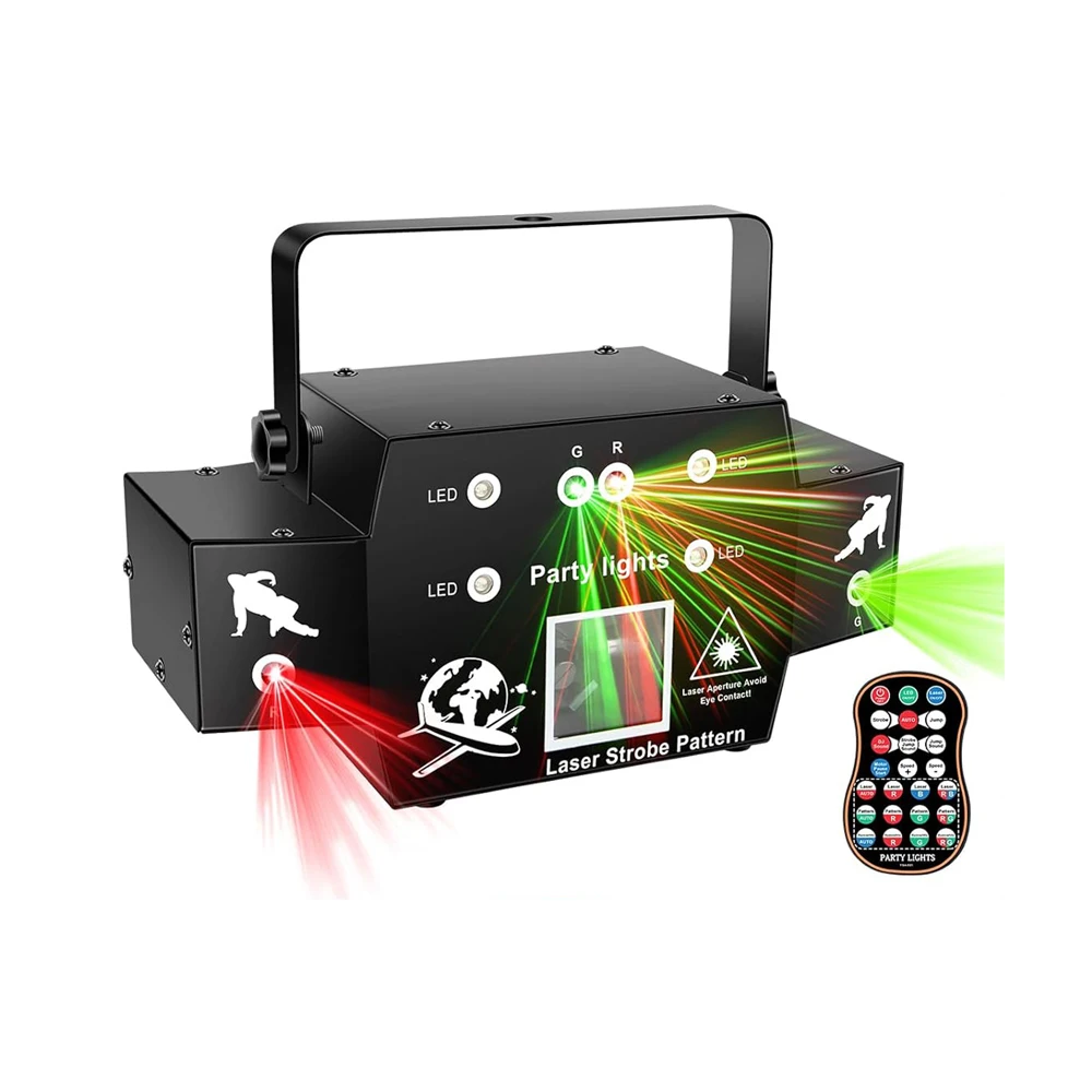 DJ Laser Strobe Light with 120 patterns