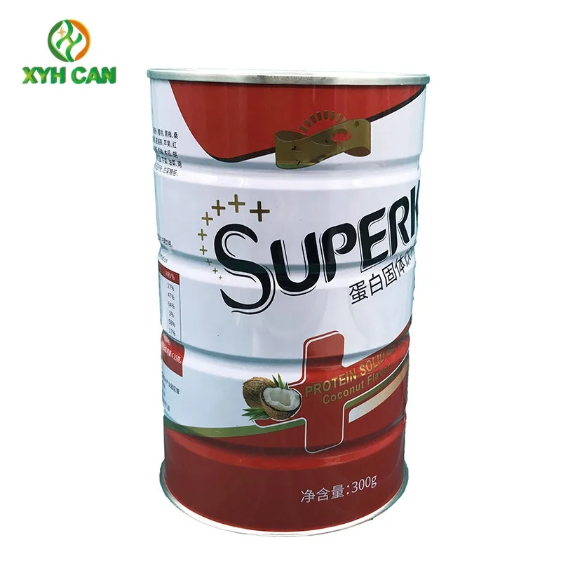 Food Safety Round Metal Tin Can For Packing Milk Powder