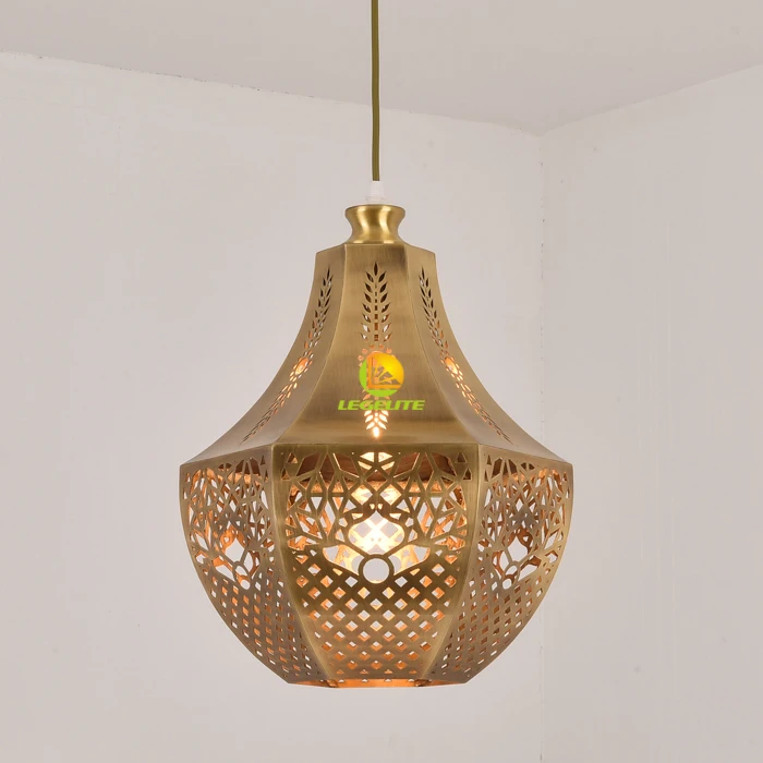 Arabic Lantern Fixture Hotel Chandelier Pendant Lamp Home Decor Turkish Moroccans Lamps Lighting Pendant Light Mosque Chandelier
