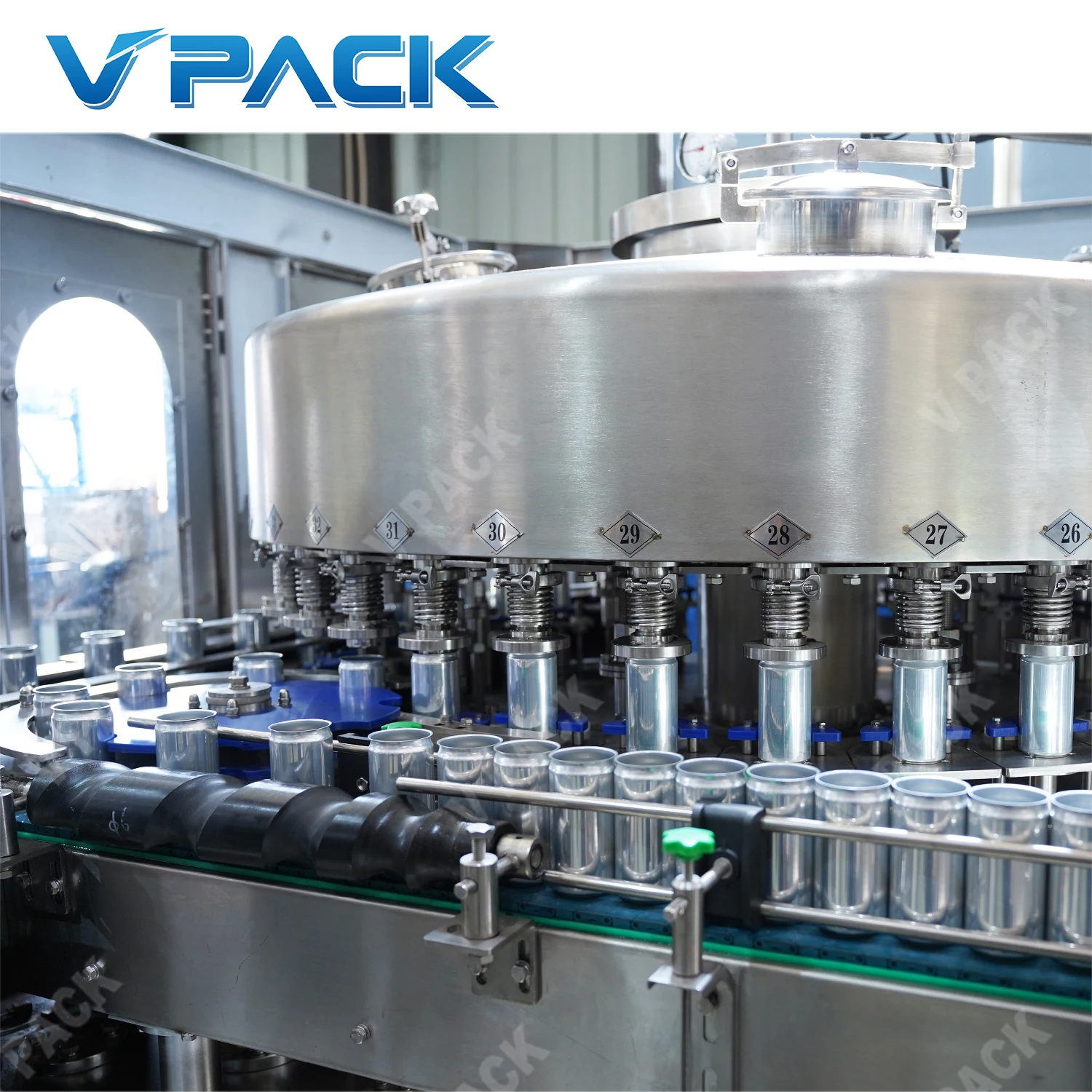 Automatic Beverage carbonated drink aluminum can filling machine / Turnkey project rotary beer canning sealing packing line