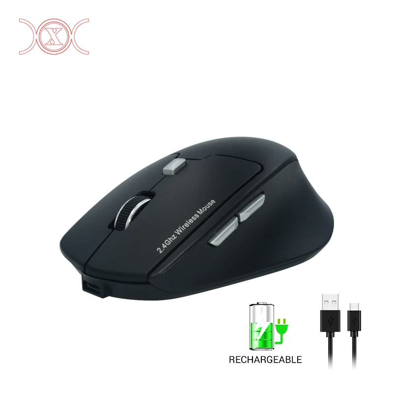 2.4G Wireless Optical Silent Mute Mode Mouse Gamer Light Gaming PC Mouse