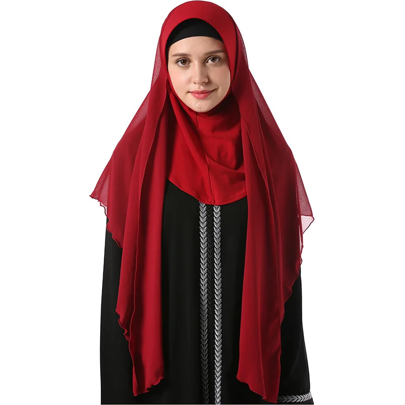 Summer muslim head scarfs shawl chiffon hijab scarf for women hijab