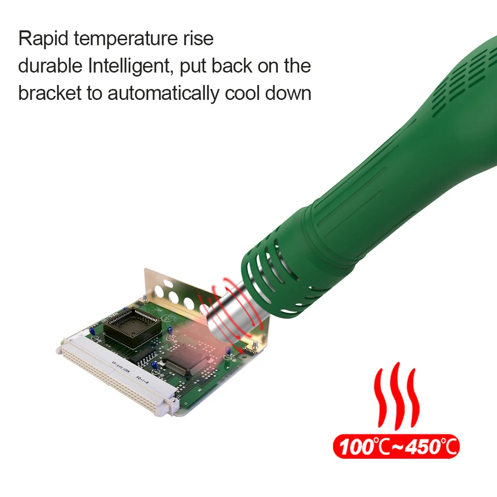  BST-898D + импортный нагревательный элемент цифровой без свинца 2 в 1 700 Вт SMT PCB переработка лучший горячий воздух и станция с паяльной
