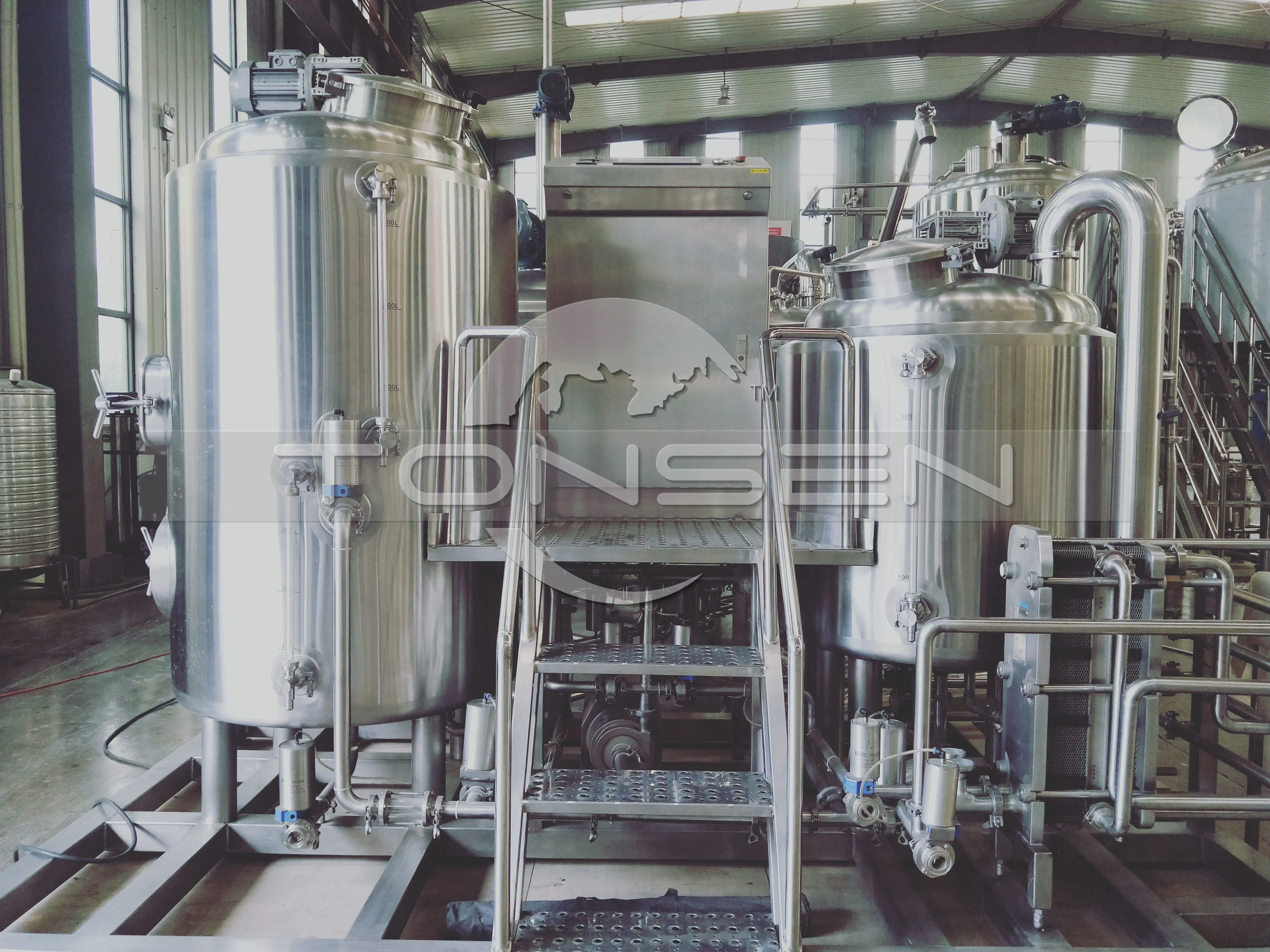  Оборудование для санитарной пивоварни 304 или 316 паба бара 500 л микропивоварня