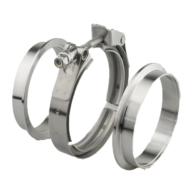 
2.75 inch V band clamp 304 stainless steel male and female flange kit 