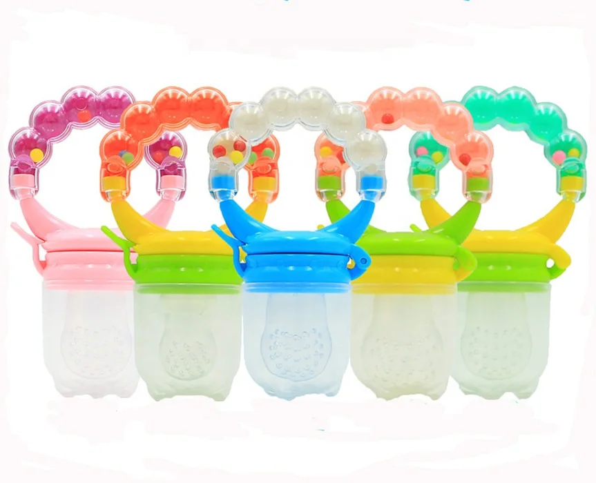 Baby nipple Fresh Food Nibbler Baby Pacifiers Feeder Kids Fruit feeding nipple Safe Supplies Nipple Teat Pacifier Bottles