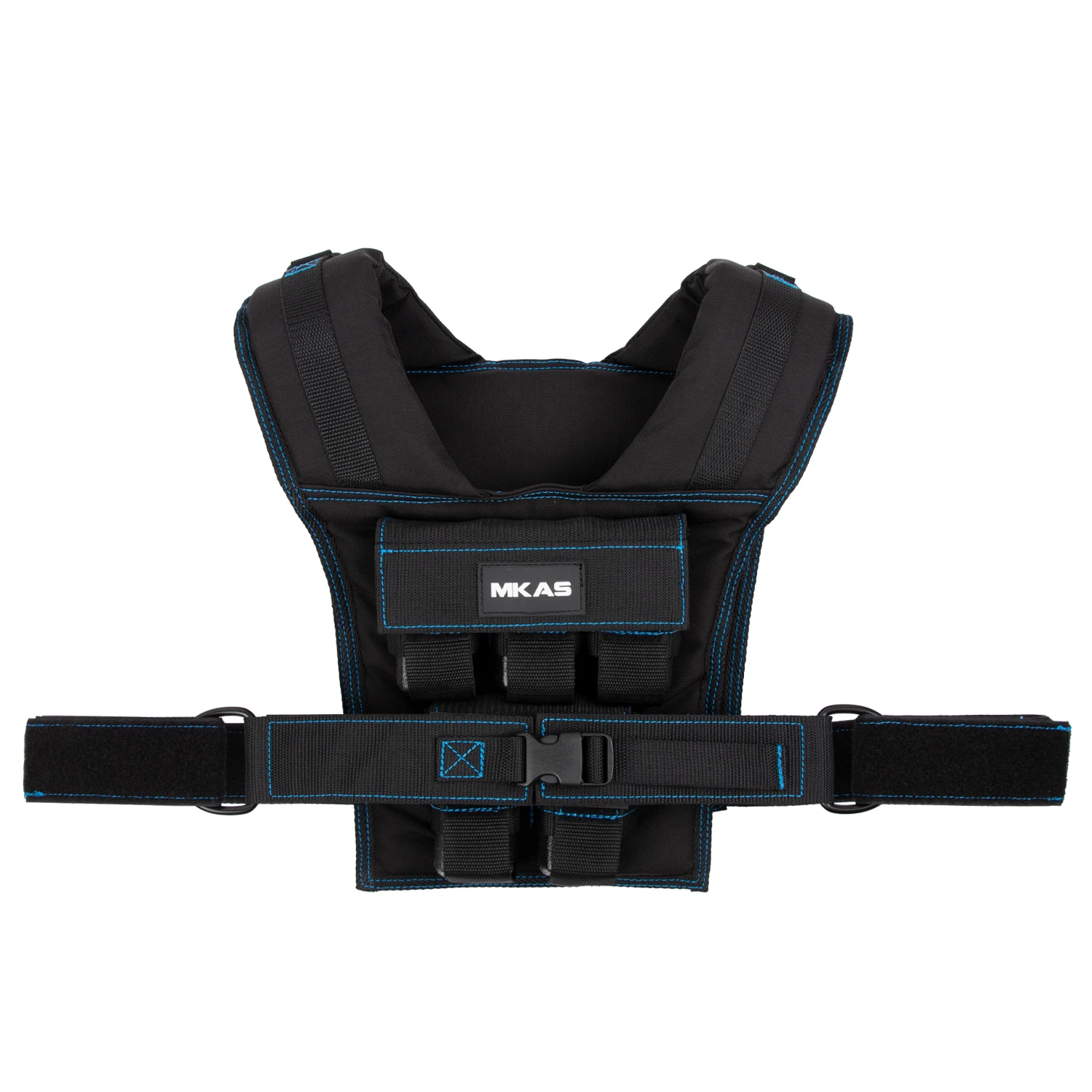 MKAS Black Weight Vest Plate Wholesale High Quality Custom Adjustable Fitness Weighted for Men Training 10kg