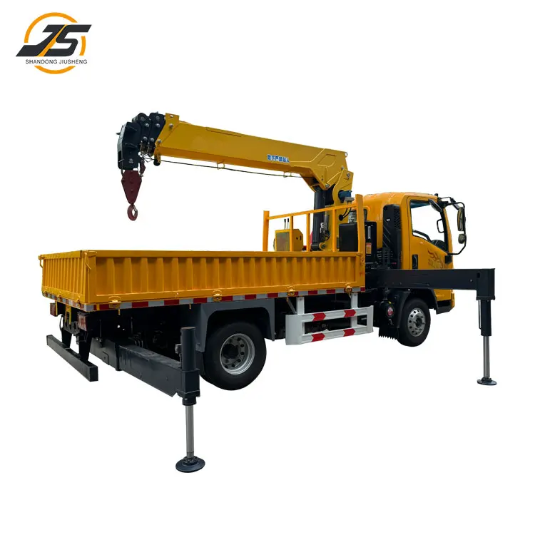 Jiusheng Trunk Mounted Crane Telescopic boom vehicle for construction work