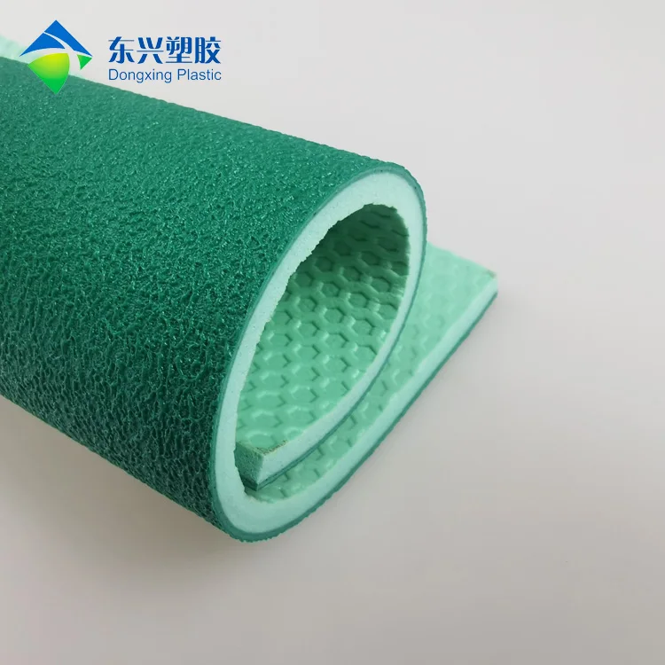 indoor badminton court mat BWF approved Sports linoleum indoor roll up floors