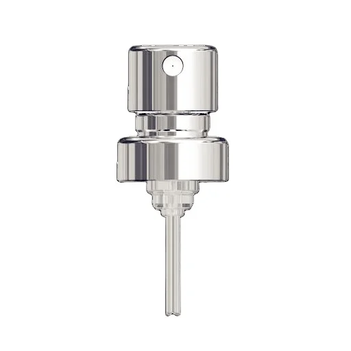 JZC Wholesale Crimpless Spray Pump 0.12cc Aluminium-Plastic Perfume Pump Dispenser Environmental Protection Friendly