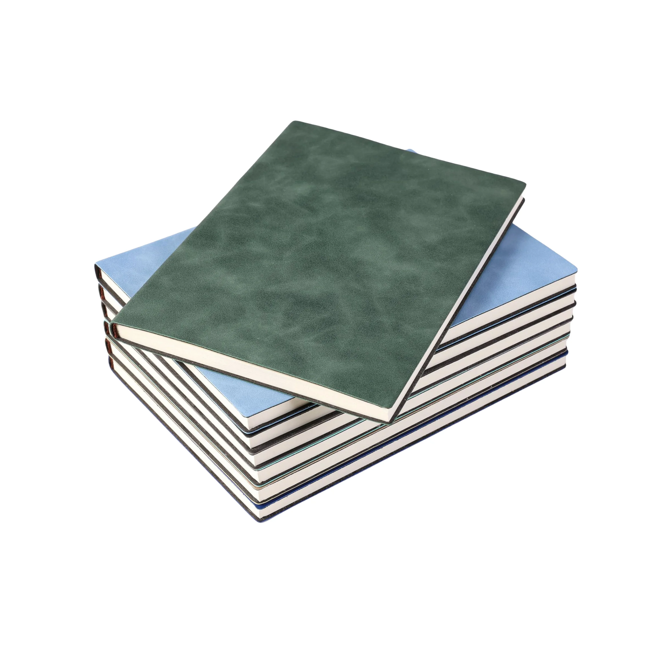 2025pu Leather Bound Cover Notebook A5 Genuine Custom Soft Pu Leather Notebook Cover Cheap