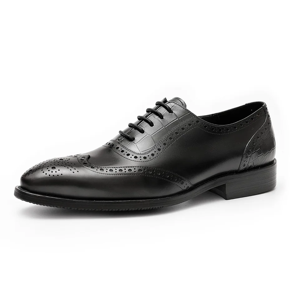  Wholesale Luxury Custom Genuine Leather Dress Shoes Men For